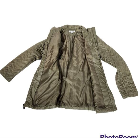 Via Spiga Sage Quilted Cargo Jacket New With Tags. - Picture 5 of 16